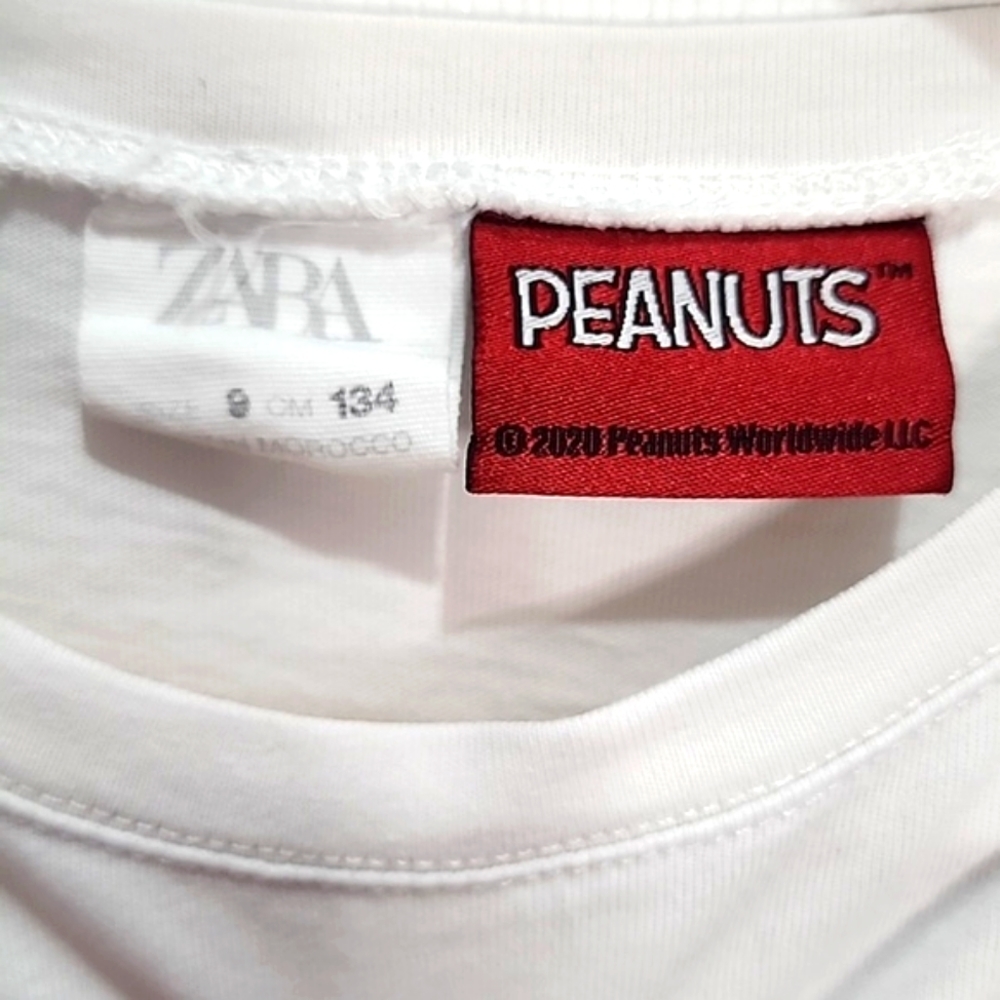 Zara snoopy cropped top Jr's size 9 - Picture 3 of 4